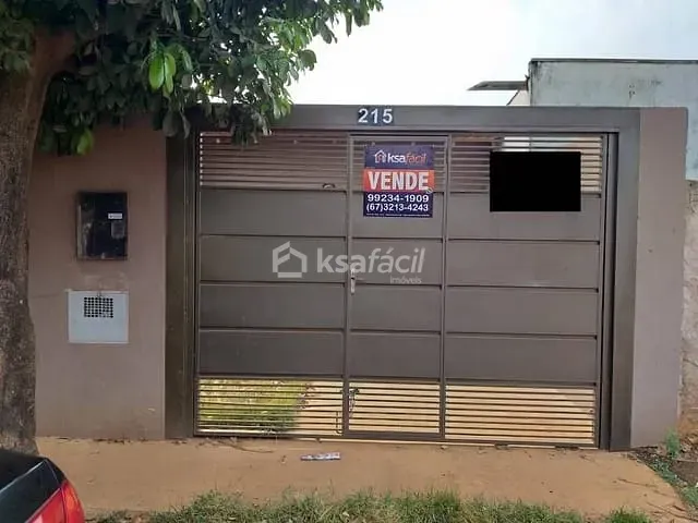 Casa com 120m² 2 quartos e 1 banheiro, à venda, no bairro Jardim Canguru em Campo Grande