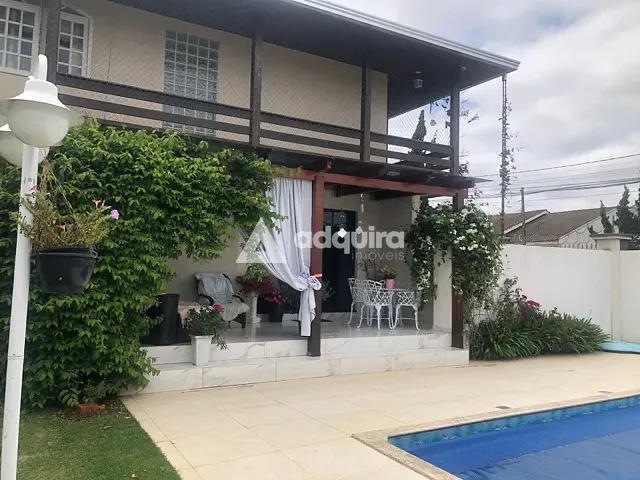 Casa com 620m² 3 quartos e 3 banheiros, à venda, no bairro Oficinas em Ponta Grossa