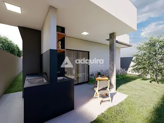 Casa com 279m² 3 quartos e 1 banheiro, à venda, no bairro Cará-cará em Ponta Grossa