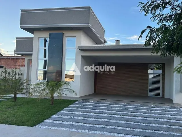 Casa com 300m² 4 quartos e 4 banheiros, à venda, no bairro Jardim Carvalho em Ponta Grossa