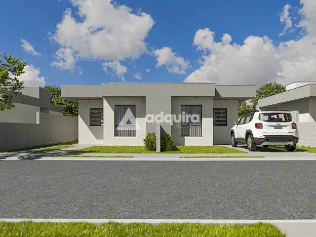 Casa 2 quartos e 1 banheiro, à venda, no bairro Cará-cará em Ponta Grossa