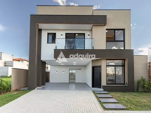 Casa com 252m² 3 quartos e 4 banheiros, à venda, no bairro Uvaranas em Ponta Grossa