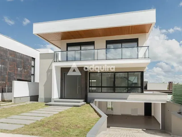 Casa com 332m² 4 quartos e 6 banheiros, à venda, no bairro Jardim Carvalho em Ponta Grossa