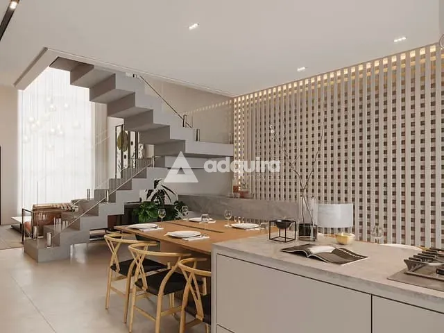 Casa com 200m² 3 quartos e 4 banheiros, à venda, no bairro Contorno em Ponta Grossa
