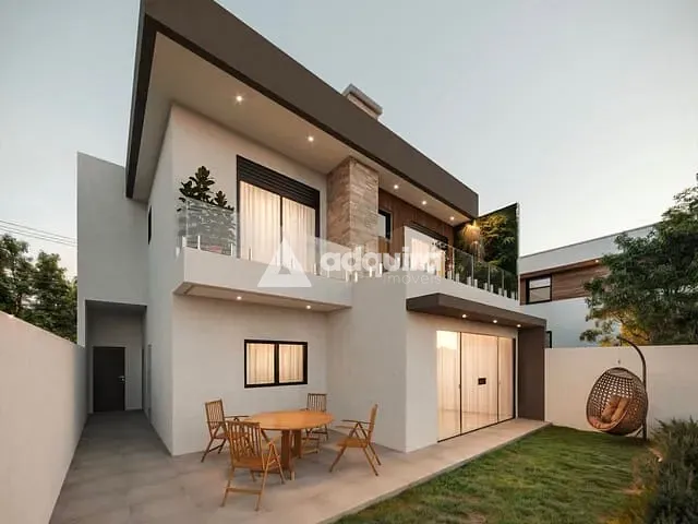 Casa com 200m² 3 quartos e 4 banheiros, à venda, no bairro Contorno em Ponta Grossa
