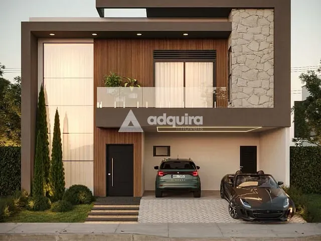 Casa com 200m² 3 quartos e 4 banheiros, à venda, no bairro Contorno em Ponta Grossa