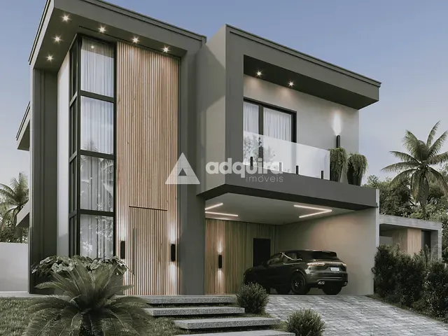 Casa com 200m² 3 quartos e 3 banheiros, à venda, no bairro Contorno em Ponta Grossa