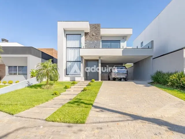 Casa com 400m² 3 quartos e 3 banheiros, à venda, no bairro Jardim Carvalho em Ponta Grossa