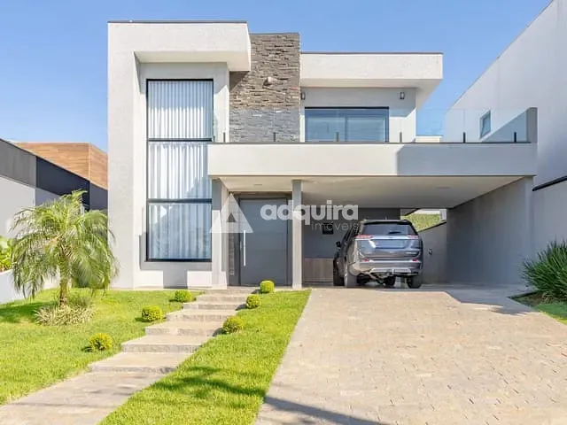 Casa com 400m² 3 quartos e 3 banheiros, à venda, no bairro Jardim Carvalho em Ponta Grossa