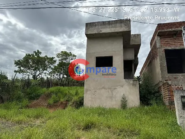 Casa com 10m² 2 quartos e 1 banheiro, à venda, no bairro Não informado em Presidente Prudente