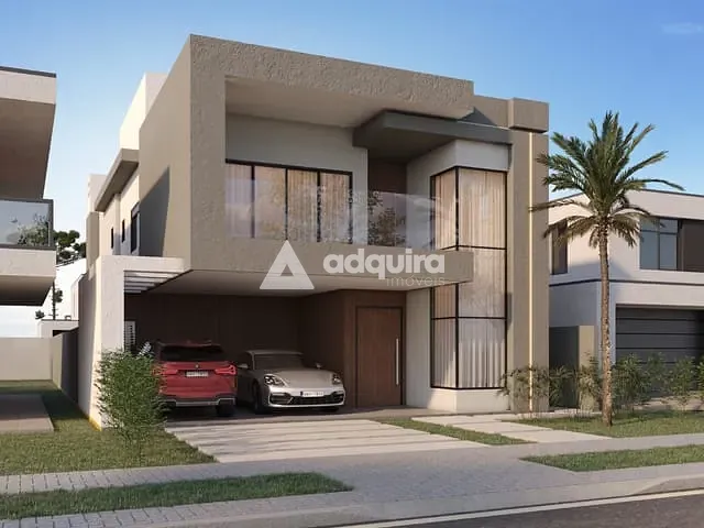 Casa com 357m² 4 quartos e 5 banheiros, à venda, no bairro Jardim Carvalho em Ponta Grossa
