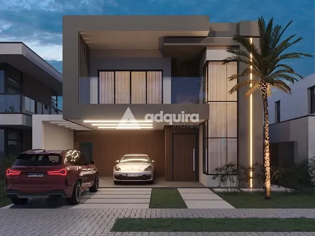 Casa com 357m² 4 quartos e 5 banheiros, à venda, no bairro Jardim Carvalho em Ponta Grossa