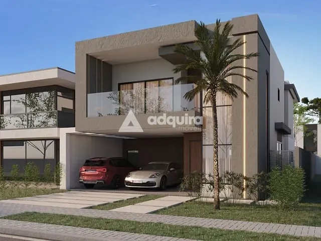 Casa com 357m² 4 quartos e 5 banheiros, à venda, no bairro Jardim Carvalho em Ponta Grossa