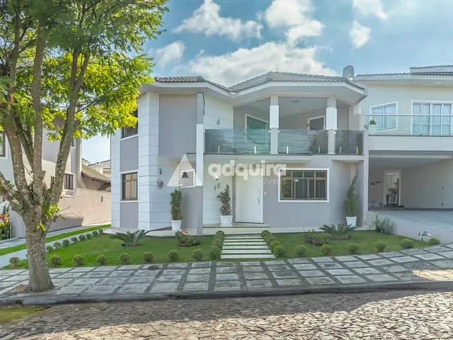 Casa com 420m² 5 quartos e 6 banheiros, à venda, no bairro Orfãs em Ponta Grossa