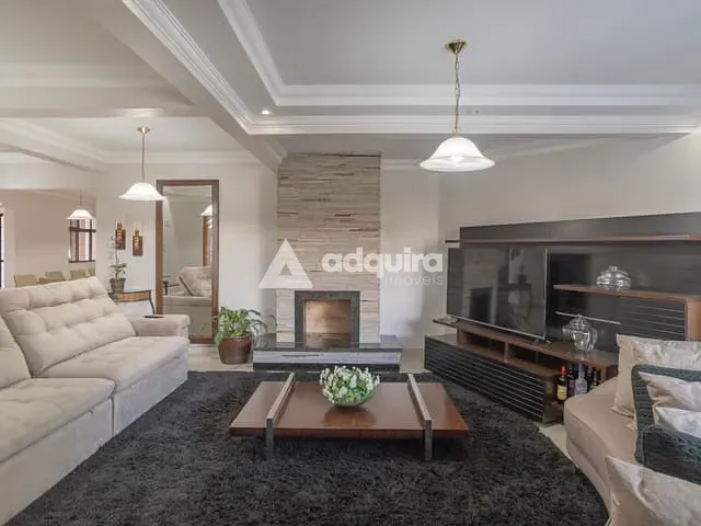 Casa com 420m² 5 quartos e 6 banheiros, à venda, no bairro Orfãs em Ponta Grossa