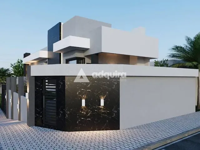 Casa 3 quartos e 3 banheiros, à venda, no bairro Cará-cará em Ponta Grossa