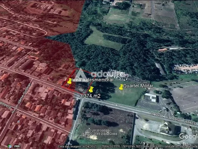 Terreno com 3774m², à venda, no bairro Ronda em Ponta Grossa