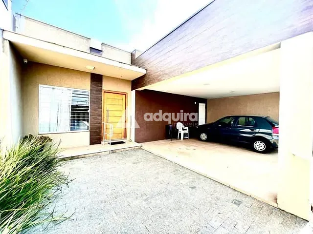 Casa 3 quartos e 2 banheiros, à venda, no bairro Nova Rússia em Ponta Grossa