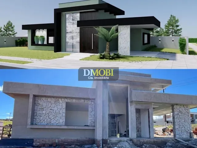Casa com 370m² 3 quartos e 2 banheiros, à venda, no bairro Dom Feliciano em Gravataí