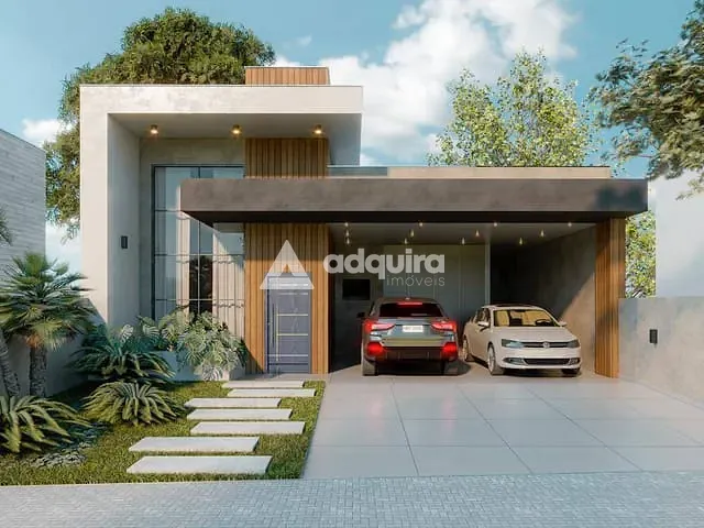 Casa 3 quartos e 3 banheiros, à venda, no bairro Colônia Dona Luíza em Ponta Grossa