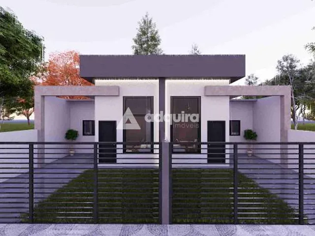 Casa 3 quartos e 1 banheiro, à venda, no bairro Cará-Cará em Ponta Grossa