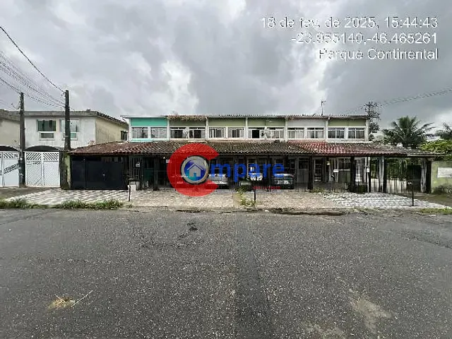 Casa com 10m², à venda, no bairro PARQUE CONTINENTAL em Sao Vicente