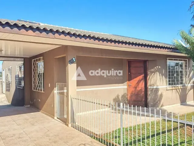 Casa 3 quartos e 2 banheiros, à venda, no bairro Uvaranas em Ponta Grossa
