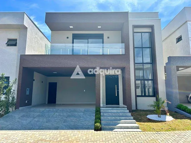 Casa com 200m² 3 quartos e 4 banheiros, à venda, no bairro Cará-cará em Ponta Grossa