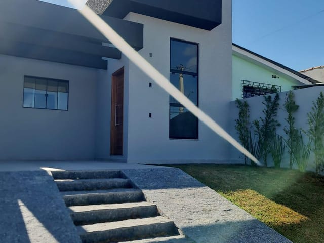 Foto do Casa - CASA NOVA à venda, com 02 quartos, sendo um deles uma suíte, 02 banheiros e 82m² de área útil. Cará-cará, Ponta Grossa, PR | Adquira Imóveis