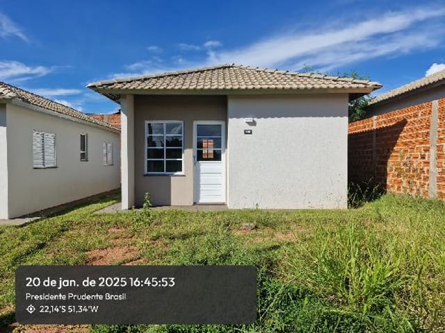 Foto do Casa - Casa à venda 2 Quartos, 2 Vagas, 43M², VIDA NOVA PRESIDENTE PRUDENTE III, PRESIDENTE PRUDENTE - SP | Imobiliária Compare