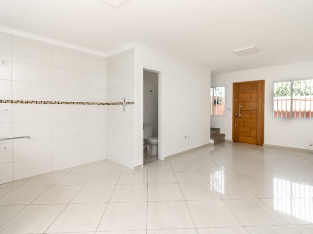Foto do Casa - Casa no condomínio RESIDENCIAL JÚLIA para venda com 2 quartos, sendo 2 suítes, 65m² | Lares e Andares Imóveis