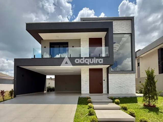 Casa 4 quartos e 4 banheiros, à venda, no bairro Jardim Carvalho em Ponta Grossa