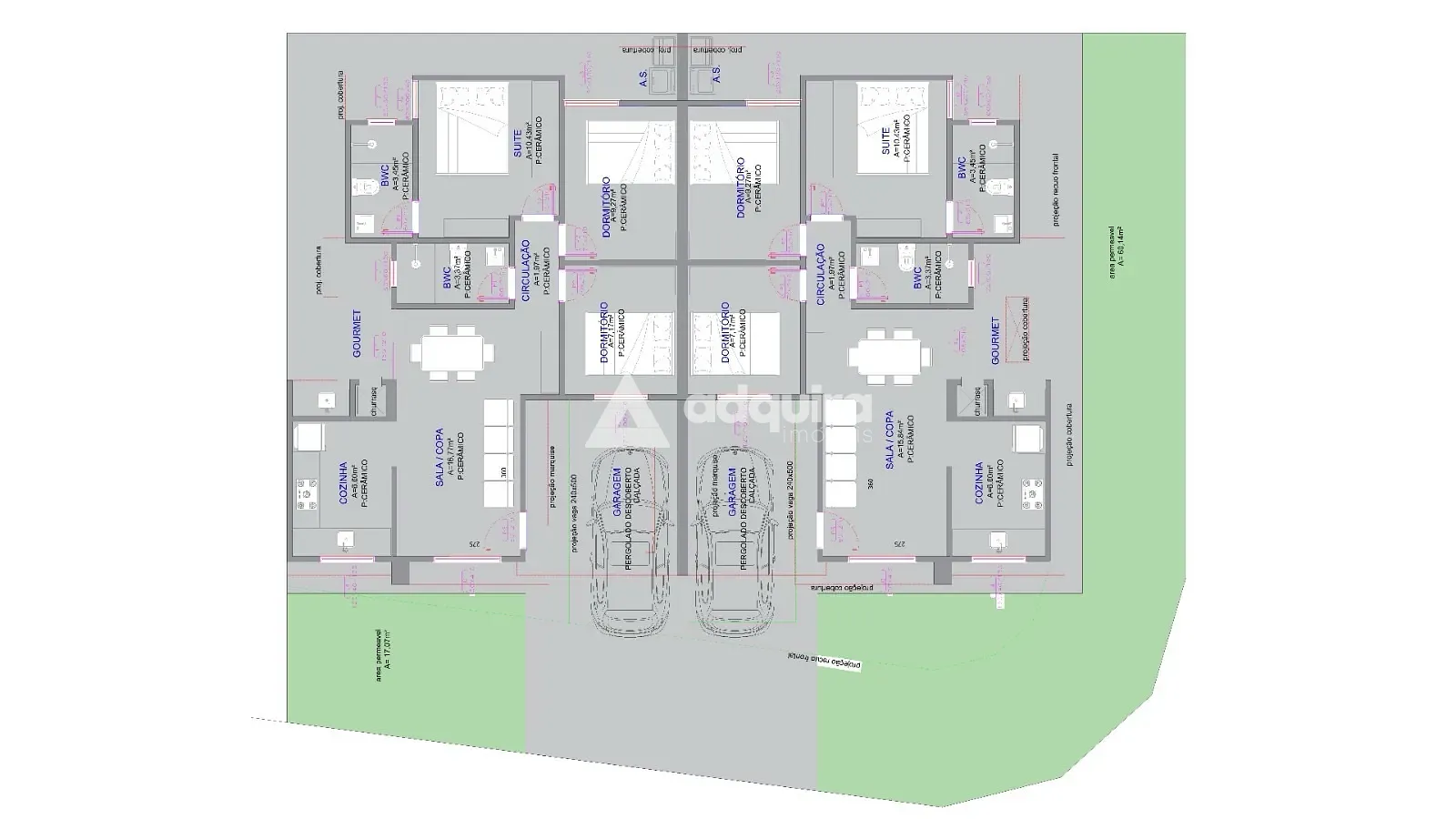 Casa, 3 quartos, 70 m² - Foto 2
