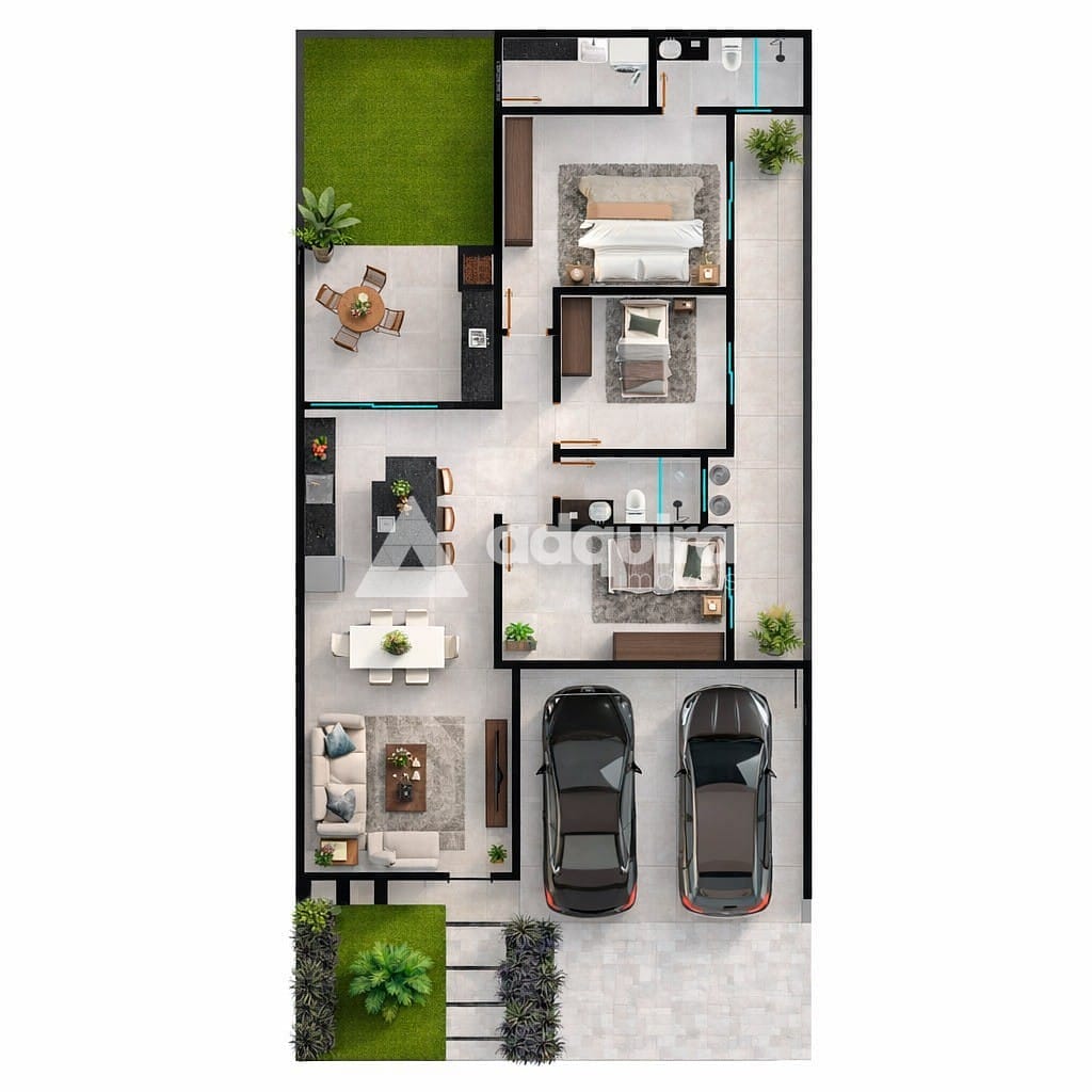 Casa, 3 quartos, 135 m² - Foto 2