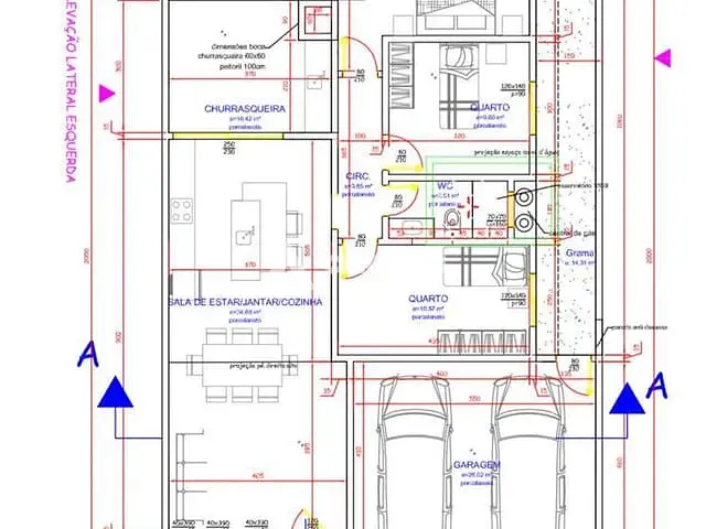 Casa com 200m² 3 quartos e 2 banheiros, à venda, no bairro Jardim Carvalho em Ponta Grossa