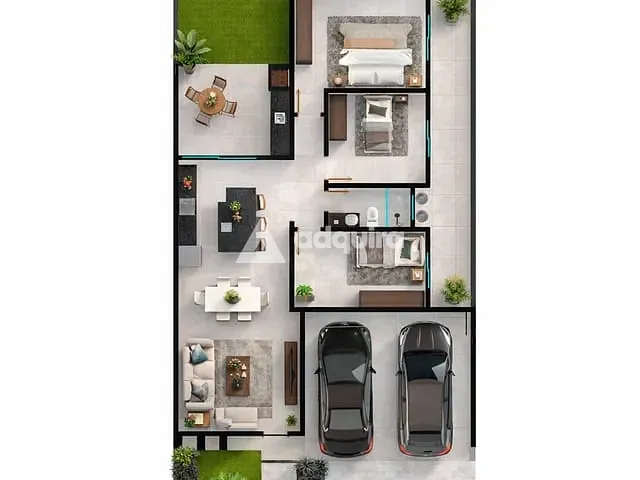 Casa com 200m² 3 quartos e 2 banheiros, à venda, no bairro Jardim Carvalho em Ponta Grossa