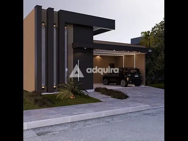 Casa com 200m² 3 quartos e 2 banheiros, à venda, no bairro Jardim Carvalho em Ponta Grossa