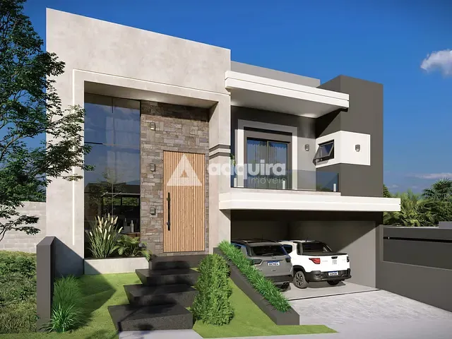 Casa com 200m² 3 quartos e 2 banheiros, à venda, no bairro Jardim Carvalho em Ponta Grossa