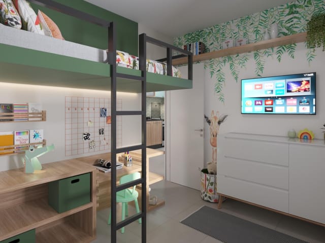 Foto do Casa - Casa no condomínio Aquarela para venda com 2 quartos, 49m² | Lares e Andares Imóveis