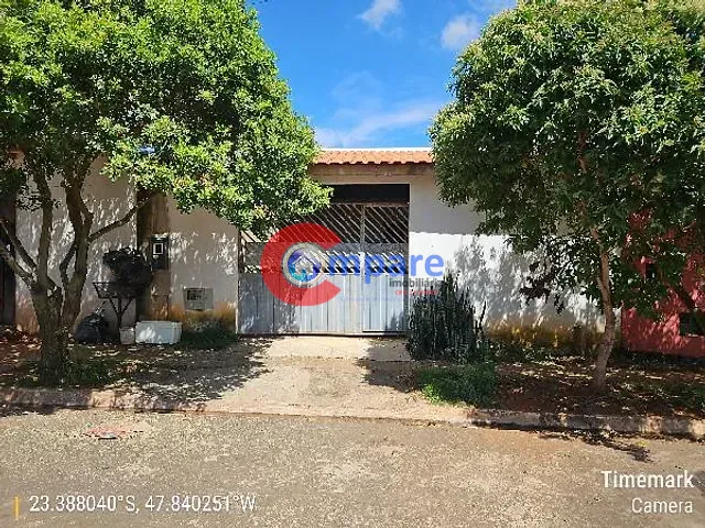 Casa com 45m² 2 quartos e 1 banheiro, à venda, no bairro RESIDENCIAL VIDA NOVA TATUI em Tatui