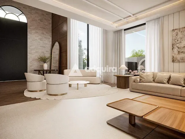 Casa com 496m² 4 quartos e 6 banheiros, à venda, no bairro Estrela em Ponta Grossa