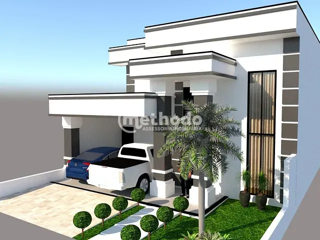 Casa com 300m² 3 quartos e 4 banheiros, à venda, no bairro Parque Brasil 500 em Paulínia