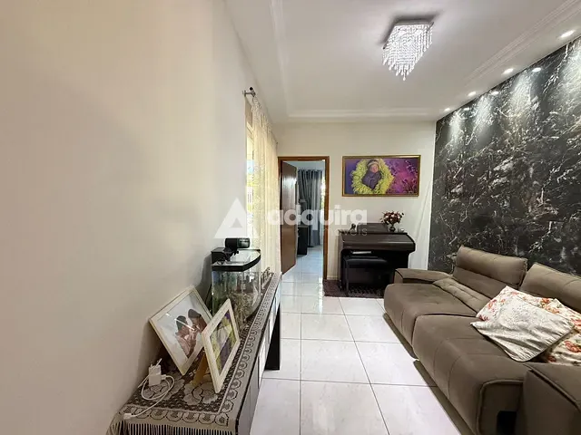 Casa 3 quartos e 1 banheiro, para alugar, no bairro Cará-cará em Ponta Grossa