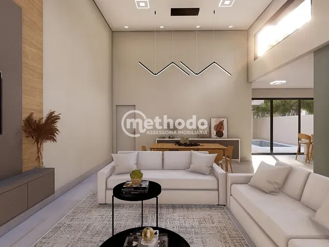 Casa com 300m² 3 quartos e 5 banheiros, à venda, no bairro Parque Brasil 500 em Paulínia