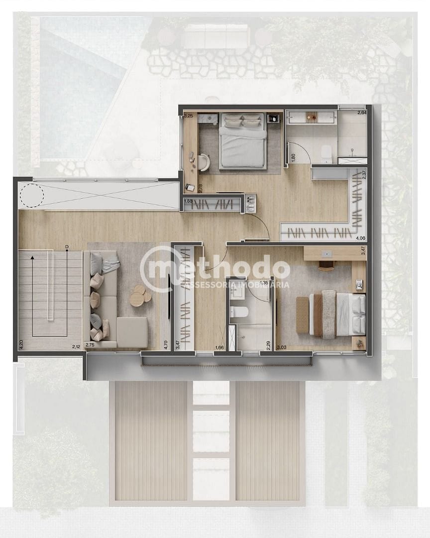 Casa, 3 quartos, 187 m² - Foto 14