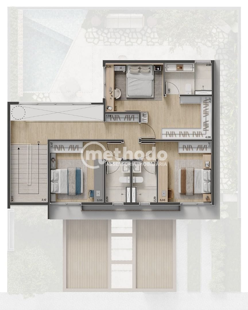 Casa, 3 quartos, 187 m² - Foto 12