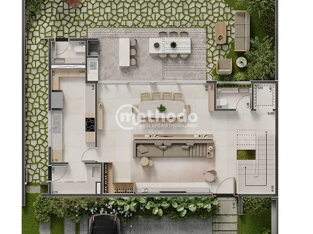Casa com 200m² 3 quartos e 5 banheiros, à venda, no bairro Bairro das Palmeiras em Campinas