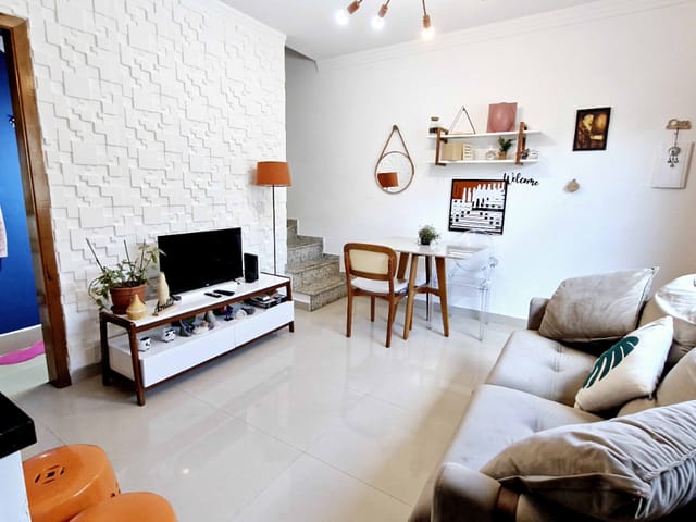 Foto do Casa - Casa no condomínio Residencial Baptista I para venda com 2 quartos, sendo 2 suítes, 62m² | Lares e Andares Imóveis