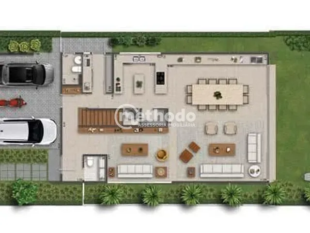 Casa com 822m² 4 quartos e 6 banheiros, à venda, no bairro Alphaville Dom Pedro em Campinas