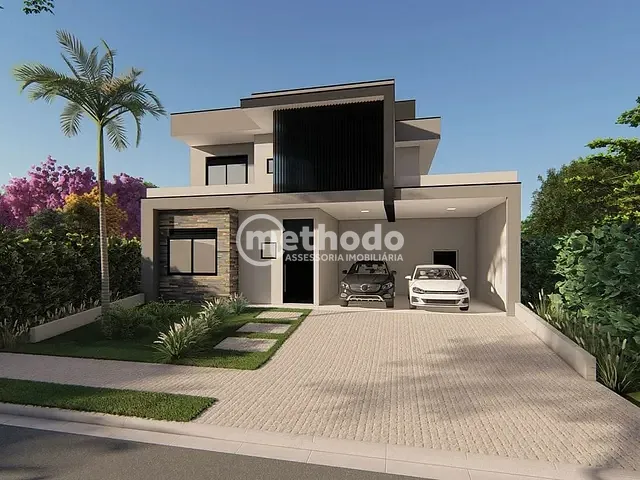 Casa com 313m² 4 quartos e 5 banheiros, à venda, no bairro Parque Brasil 500 em Paulínia